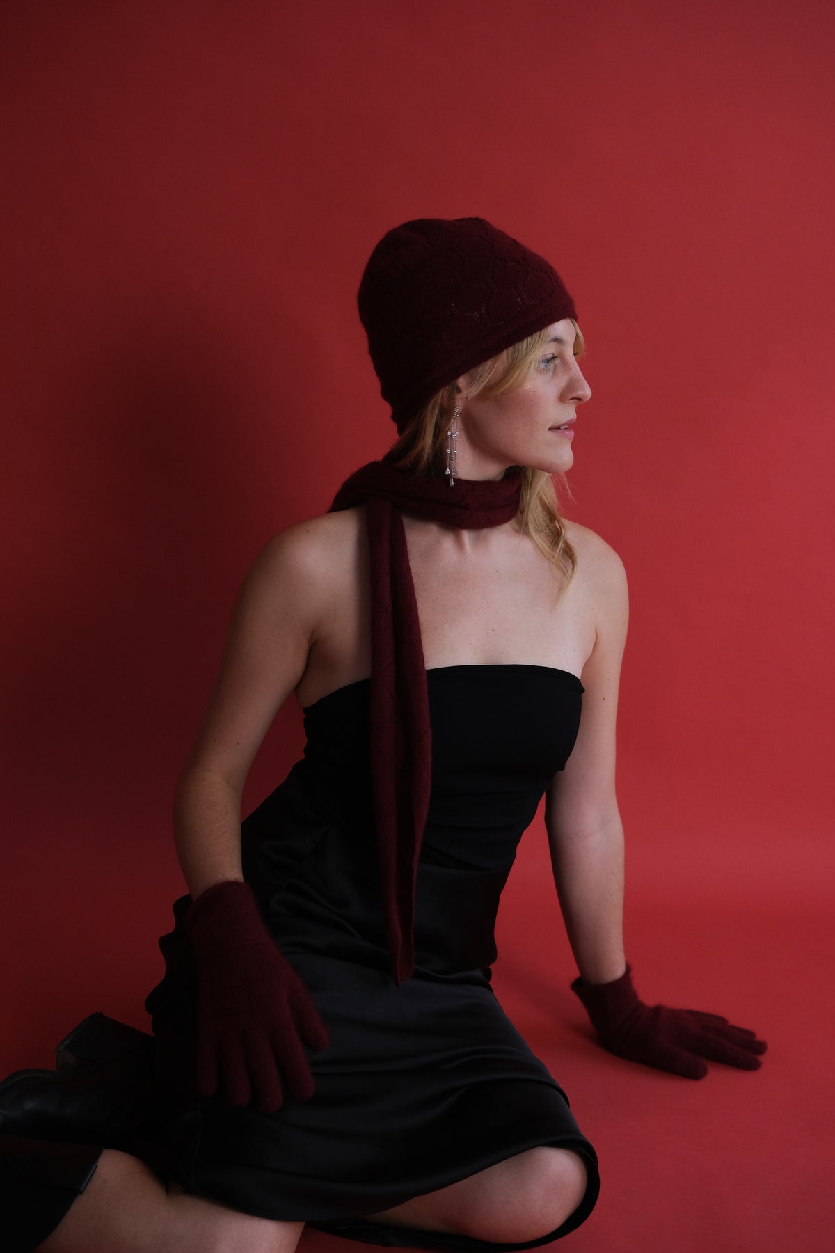 Zaya Knit Set — Scarf