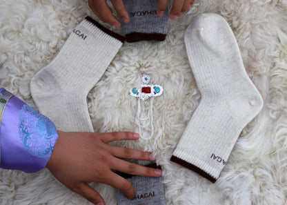 100% sheep wool socks